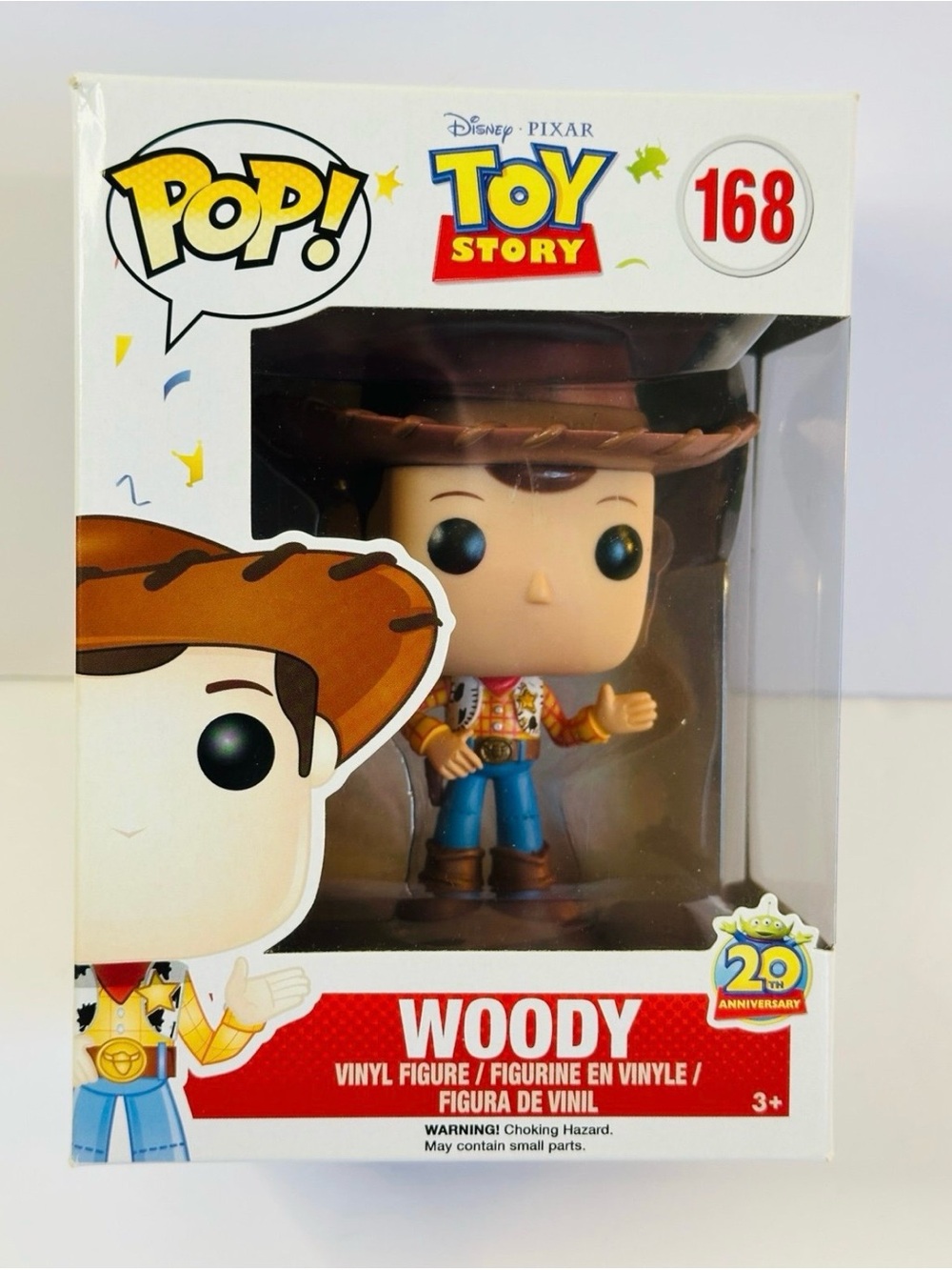Funko Toy Story Woody Vinyl Figure - Brown, Blue, Yellow